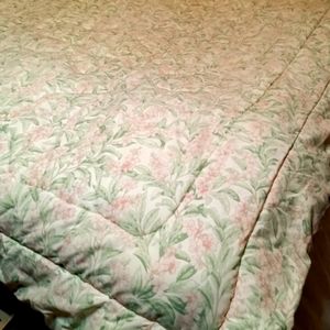 Vtg Bedding Set 1987 Twin Comforter, Bedskirt & Standard Sham JP Stevens USA